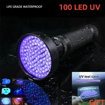 UV Lampa 21/51/100 LED UV Svetla, 395nm UV Baterky Ultrafialové Pochodeň Black Svetla Detektor Pre Suché domáce Zvieratá Moču Škvrny Chybu