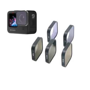 UV ND8 ND16 ND32 CPL Objektív Filter Nastavený Hliníkové Zliatiny pre GoPro Hero 9 10 Black Akcia Fotoaparát UV ND CPL Objektív Accessoreis