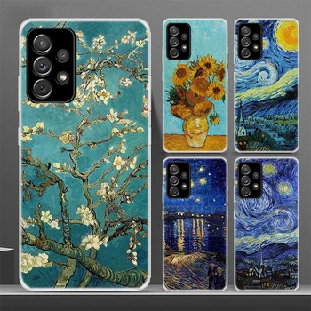 Van Gogh Olejové Umenie Maľba Mäkké Telefón puzdro pre Samsung Galaxy A51 A71 A41 A31 A21S A10 A11 A20E A30S A40 A50S A70 A6 A7 A8 A9 Plu