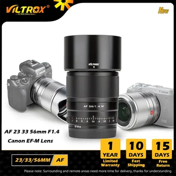 Viltrox Canon Objektív 23 mm 33 mm 56mm F1.4 Automatickým Zaostrovaním Veľké Apertúry APS-C Objektív Canon EOS-M M-M Mount M10 M100 M3 M5 M6 Objektív