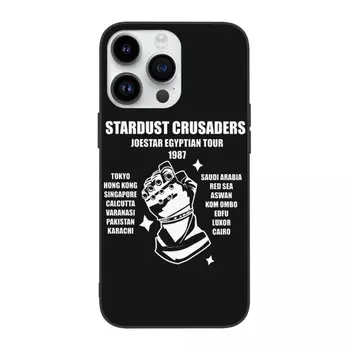 Vtipné TPU puzdro Pre iPhone 14 13 Pro Max Plus Mini JoJos Bizarné Dobrodružstvo Stardust Crusaders Krytie Soft Telefón Prípade