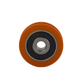 Vysoko Kvalitné 6*29*8mm Orange U Groove Ložisko U-tvarované Ložisko Kolesa POM Kladka Sprievodca Roller-Koliesko Na Dvere, Okno Zásuvky Kladka