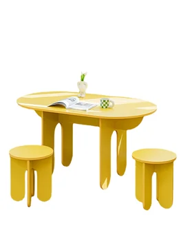 Xl Stôl Rokovania Kancelársky Stôl Moderný Minimalistický Oválne Workbench