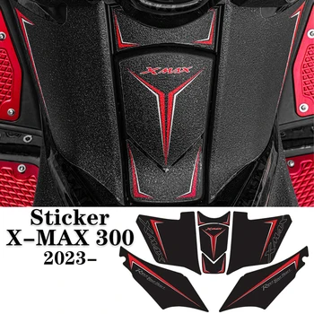 XMAX300 Nálepky Motocykel Palivovej Nádrže Ochrany Sticke Pre YAMAHA X MAX 300 Xmax 300 2023 Príslušenstvo Proti Poškriabaniu Nálepky