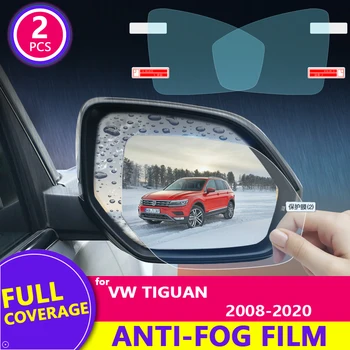 Úplné Pokrytie Anti Fog Rainproof Film pre Volkswagen VW Tiguan MK1 MK2 2008~2020 Auto Spätné Zrkadlo Ochranný Film Príslušenstvo