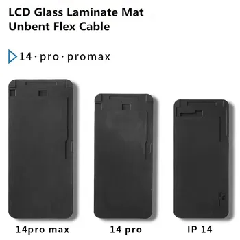 Čierne Gumové Podložky Pre iPhone 14 Pro Max 11 12 13 X Xs XsMax XR LCD Displej Modernizáciu Foriem LCD Laminovanie Mat Pookrial Flex Kábel