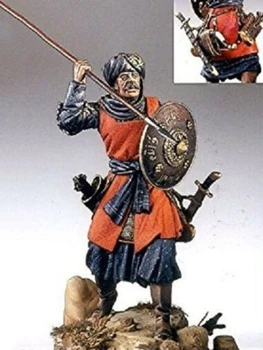 Živica Obrázok 1/32 54 mm staroveký bojovník s kopijou stojan Model Unassambled Nevyfarbené Obrázok Stavebných Kit